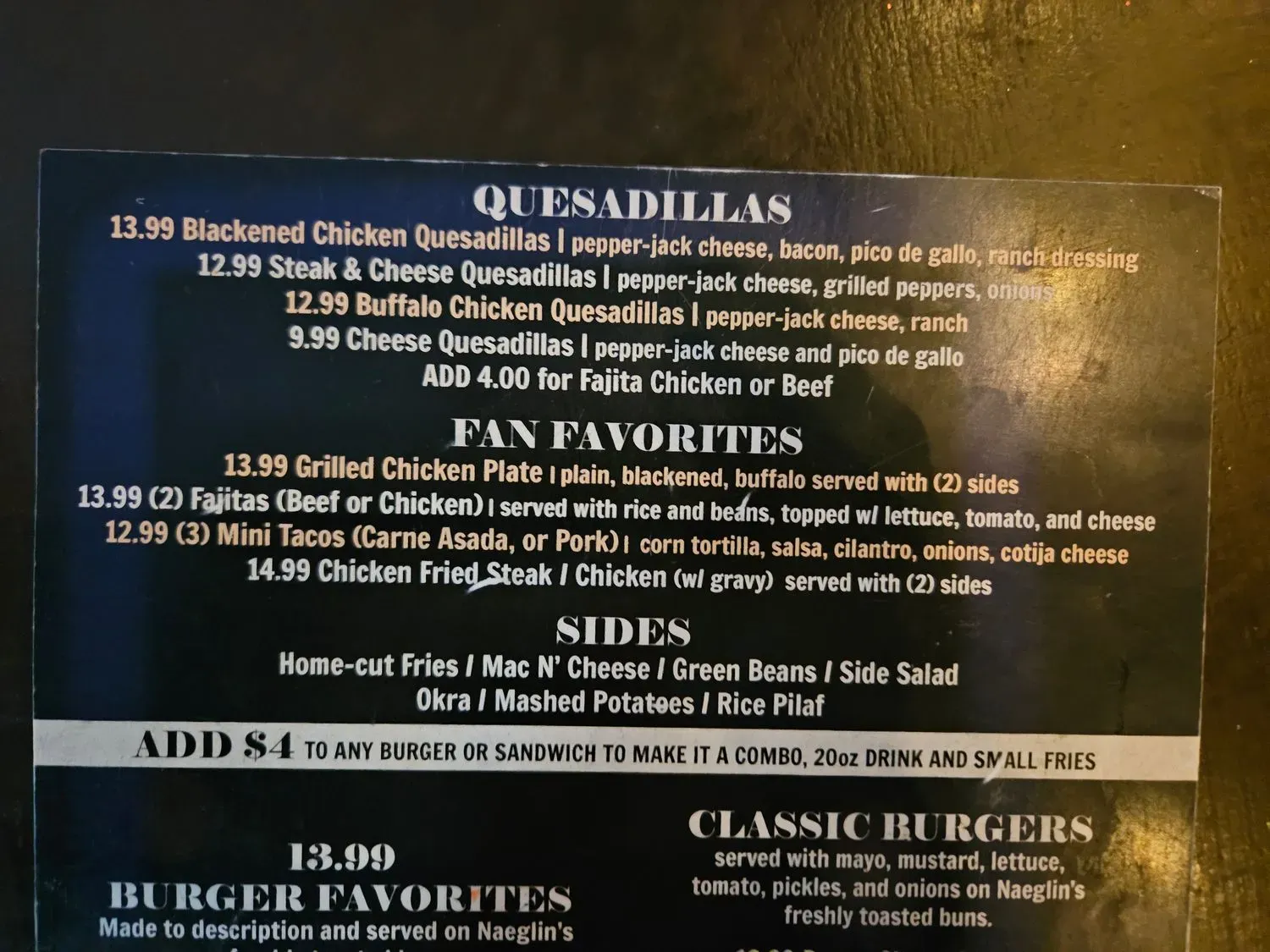 Menu 3