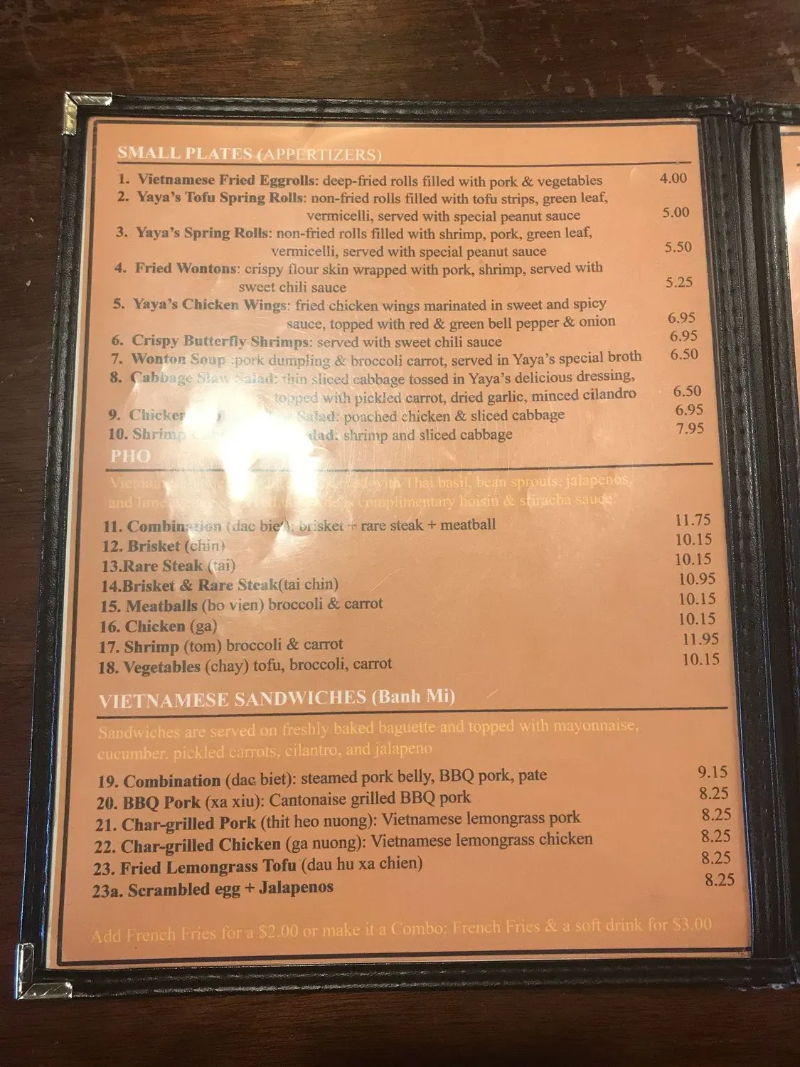 Menu 5