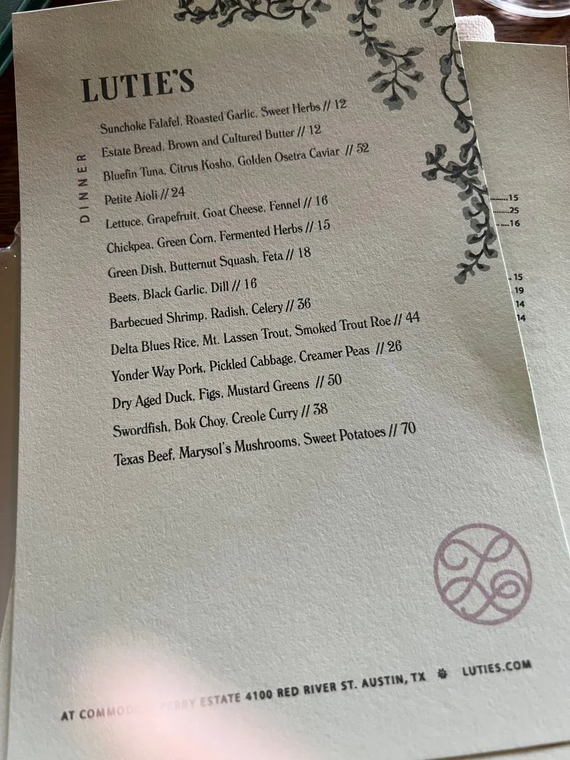 Menu 4