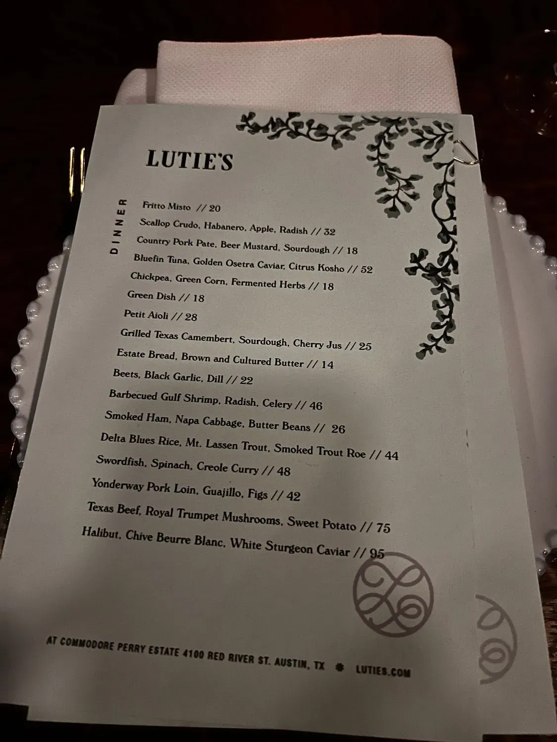 Menu 5