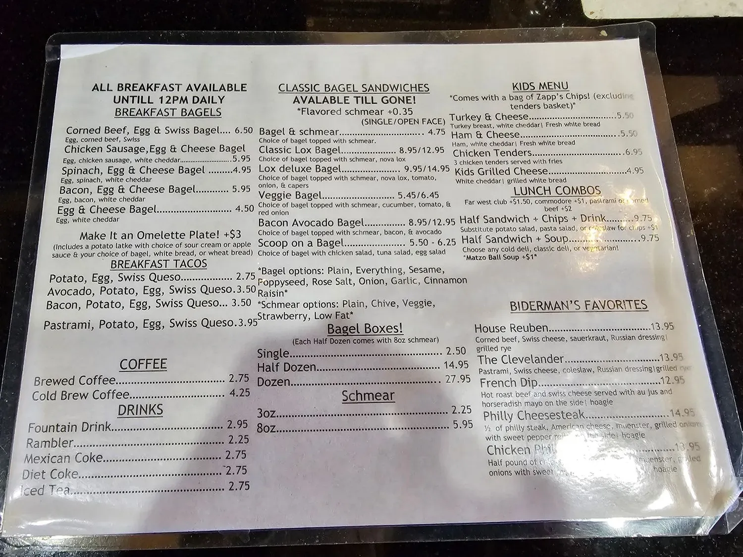 Menu 2