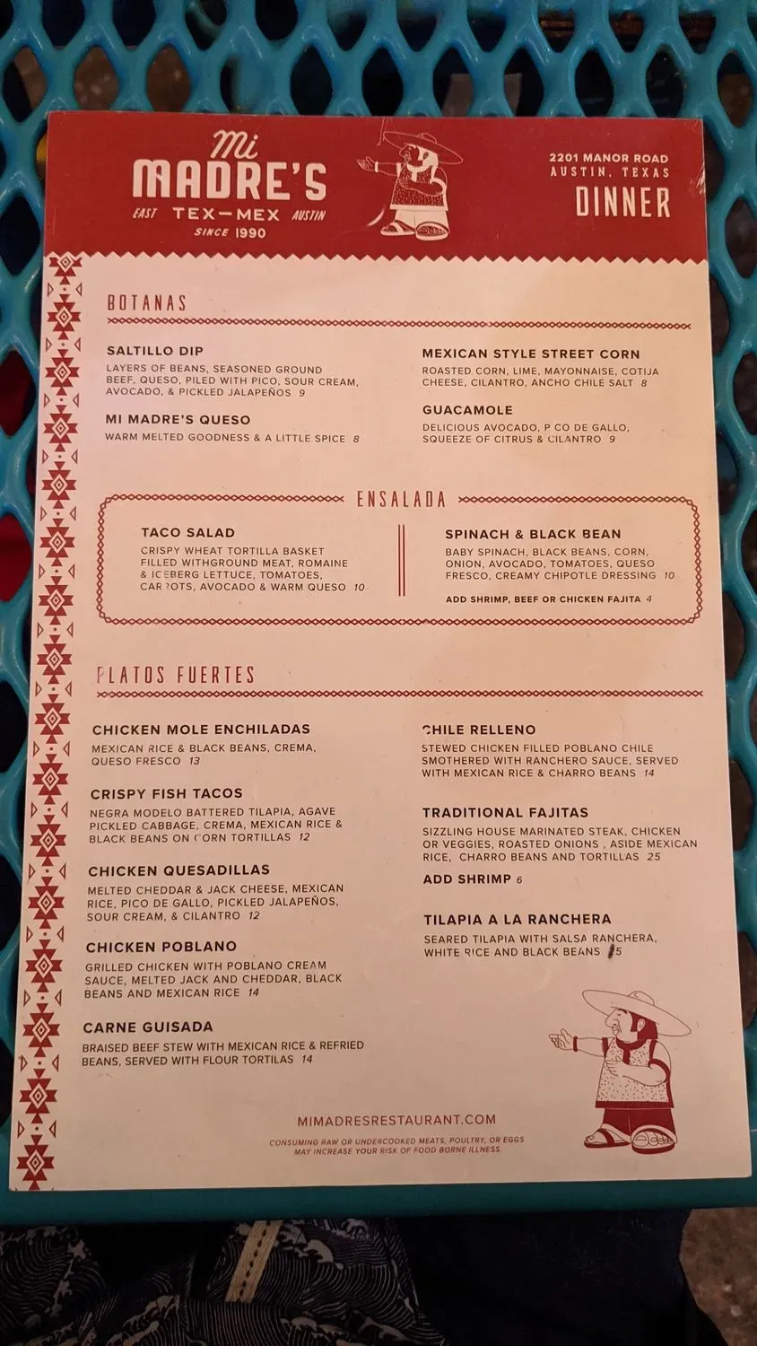 Menu 5