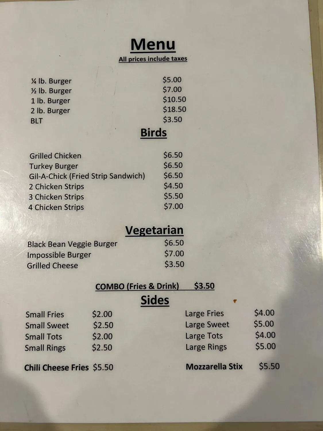 Menu 5