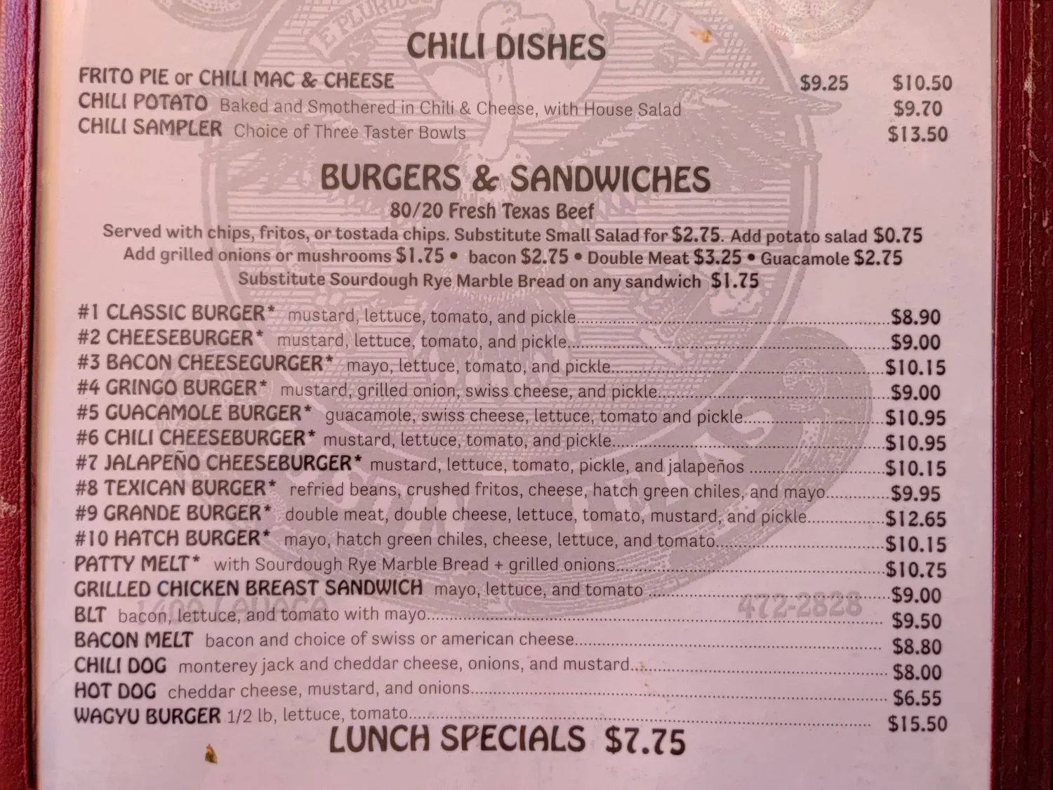 Menu 4