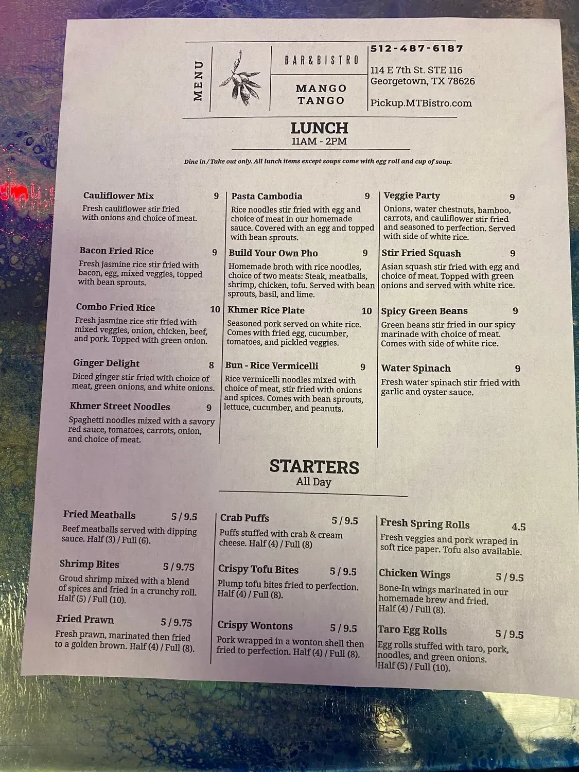 Menu 3