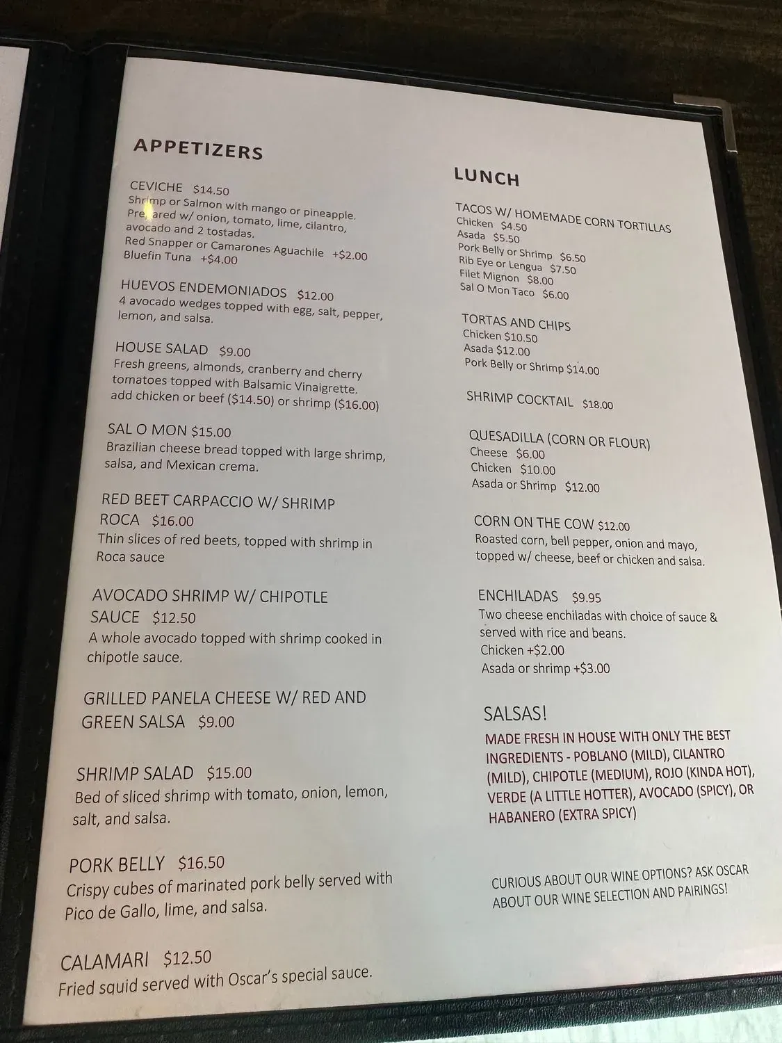 Menu 4