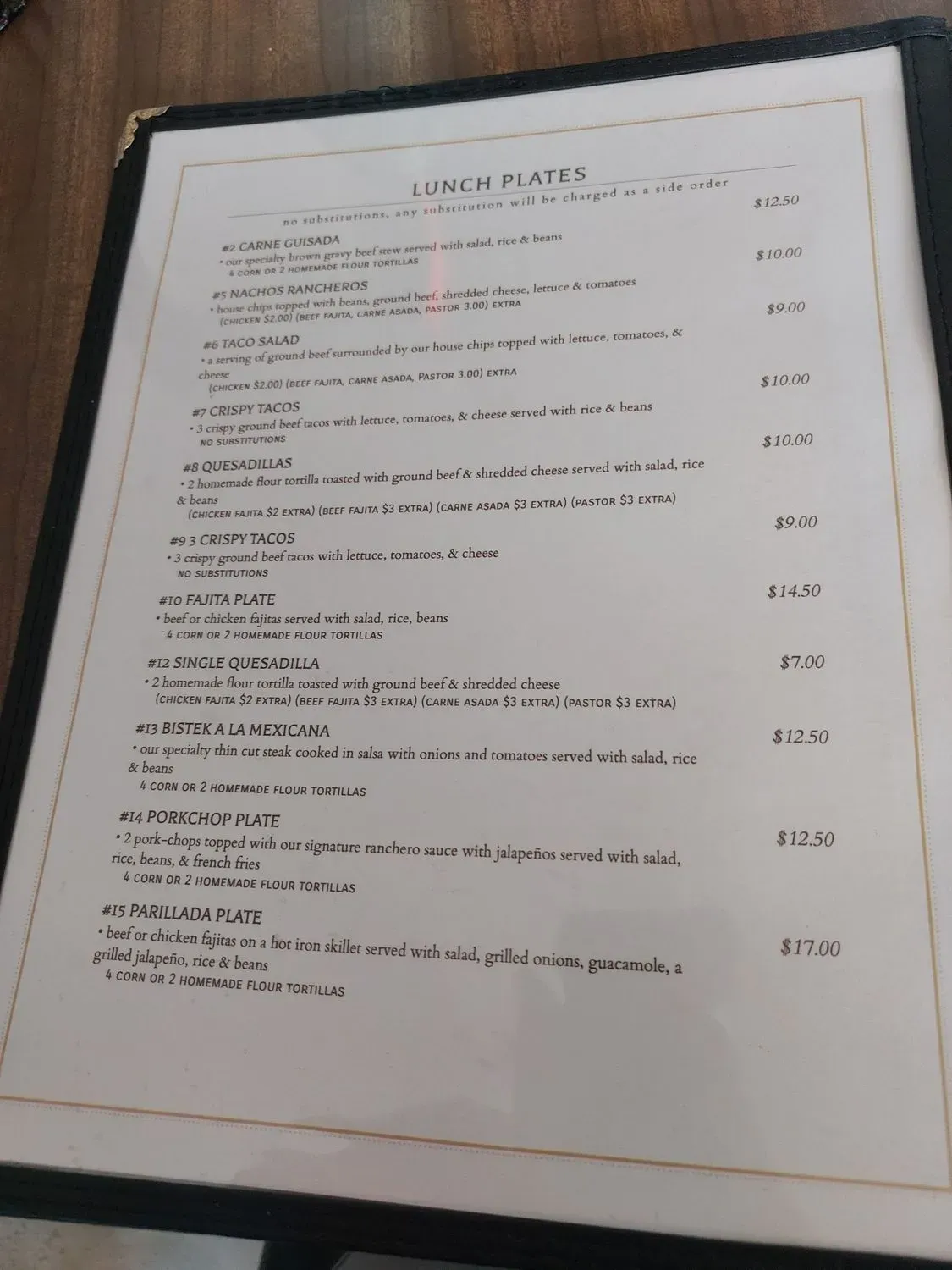 Menu 6