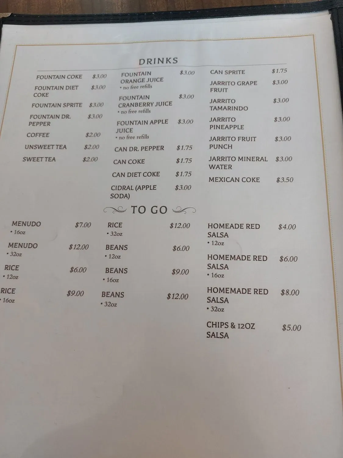 Menu 4