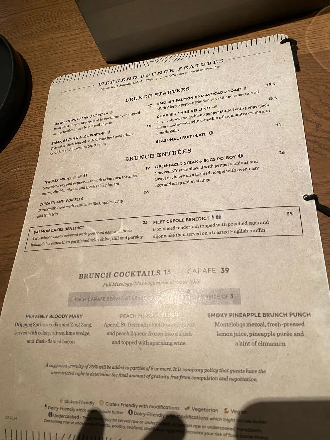 Menu 6