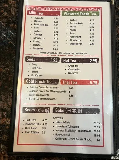 Menu 2