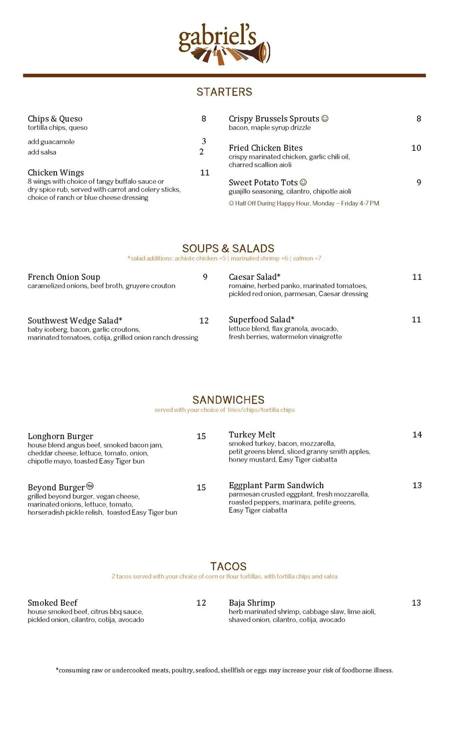 Menu 2