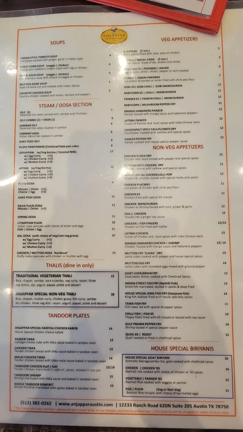 Menu 6