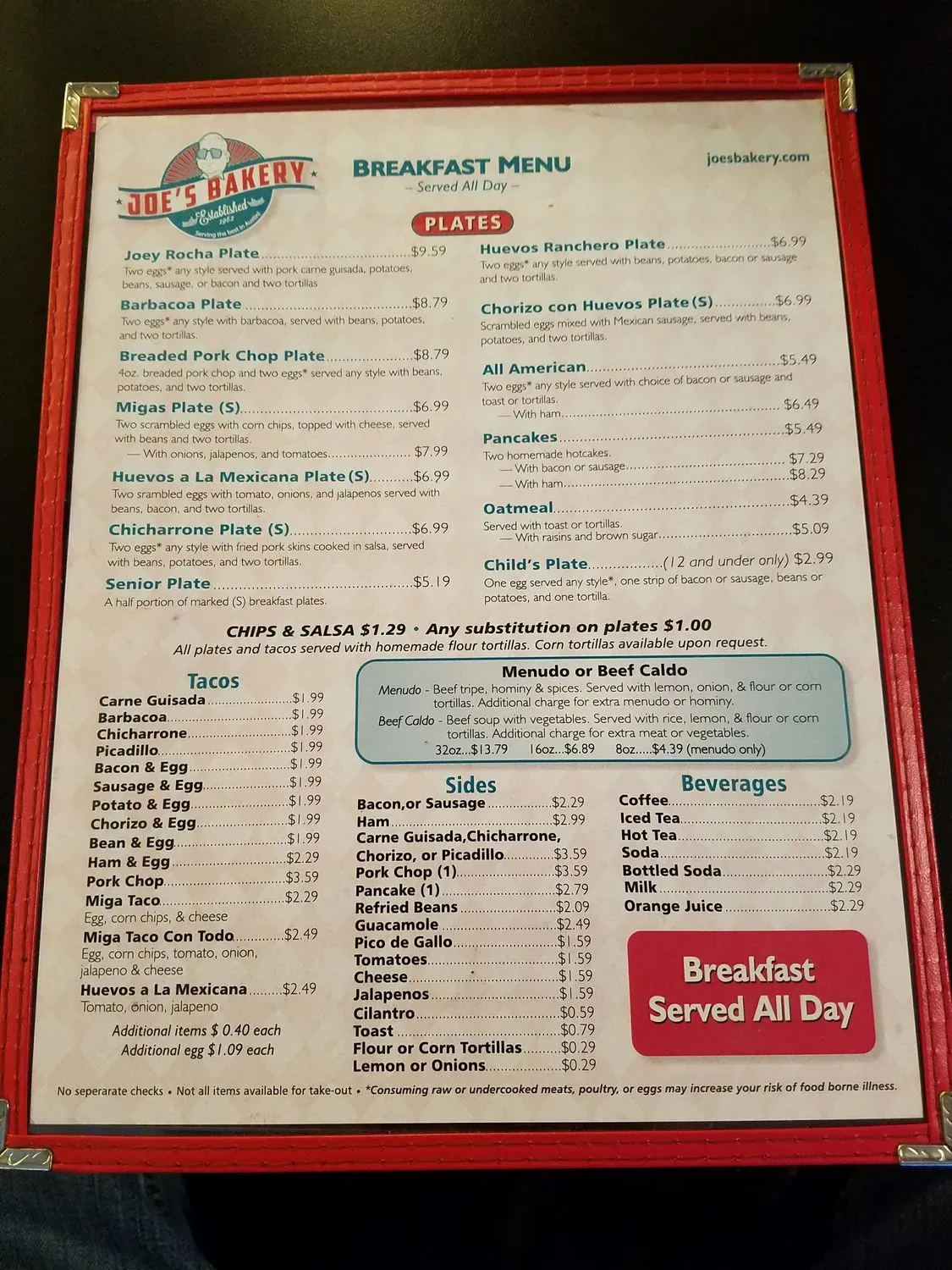 Menu 4