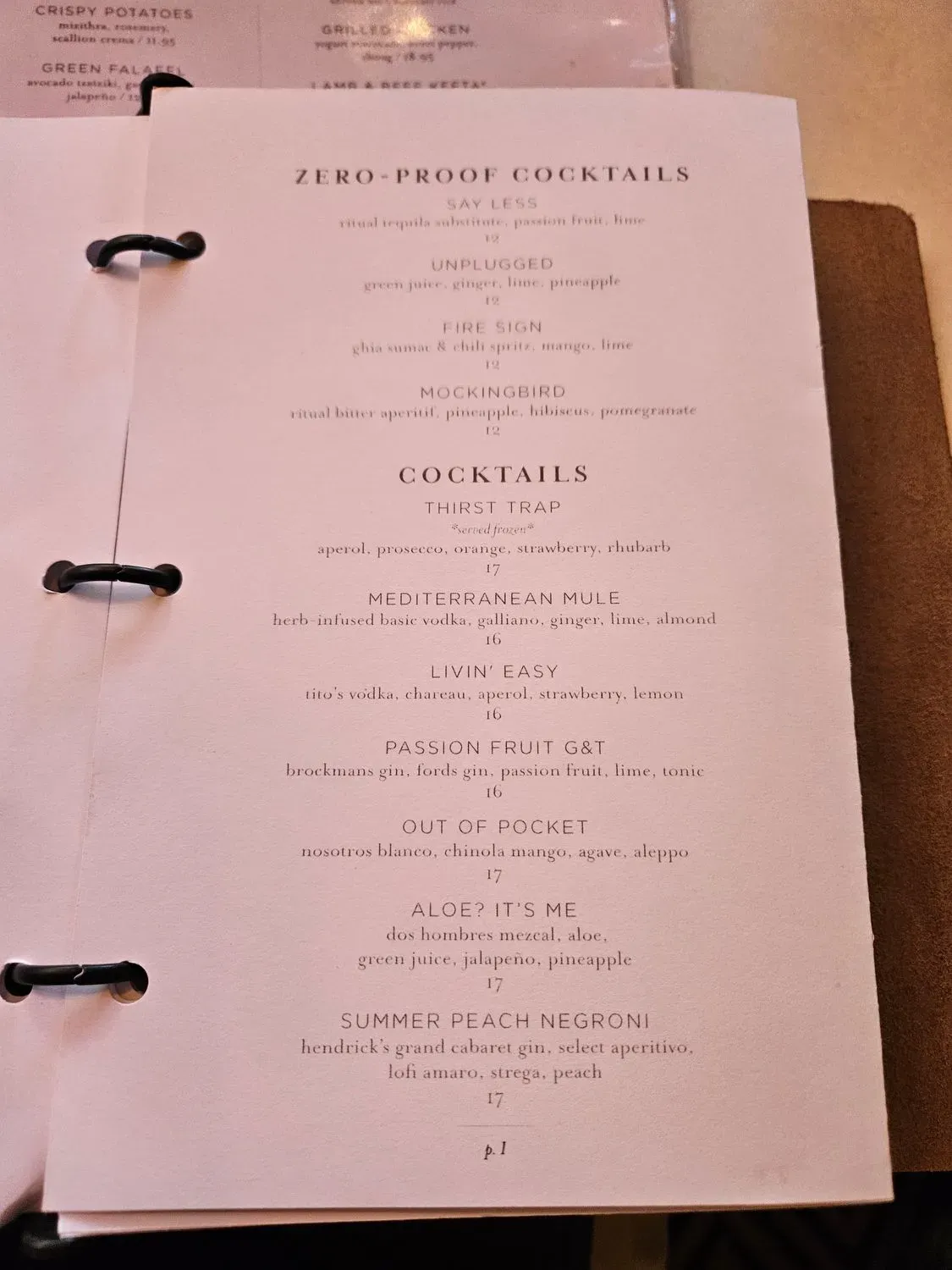 Menu 4