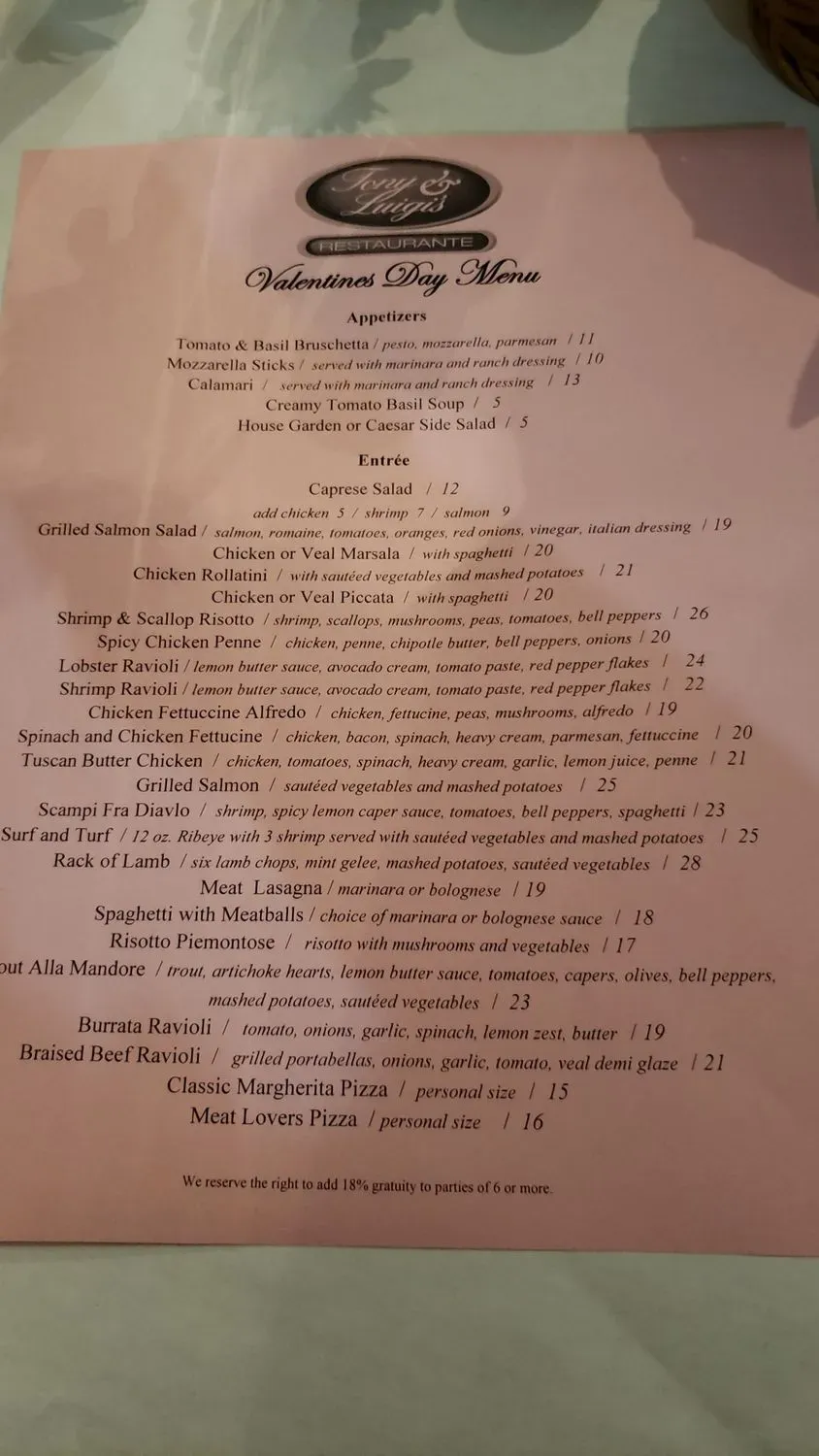 Menu 4