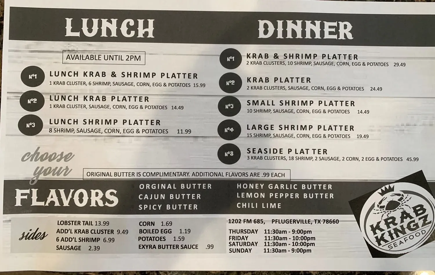 Menu 2