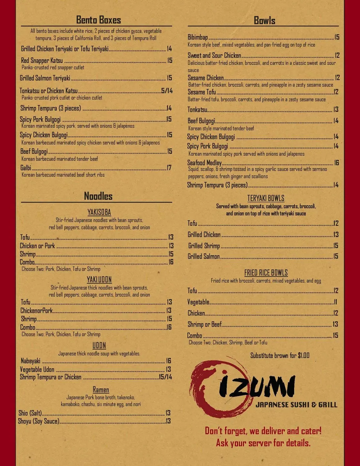 Menu 2