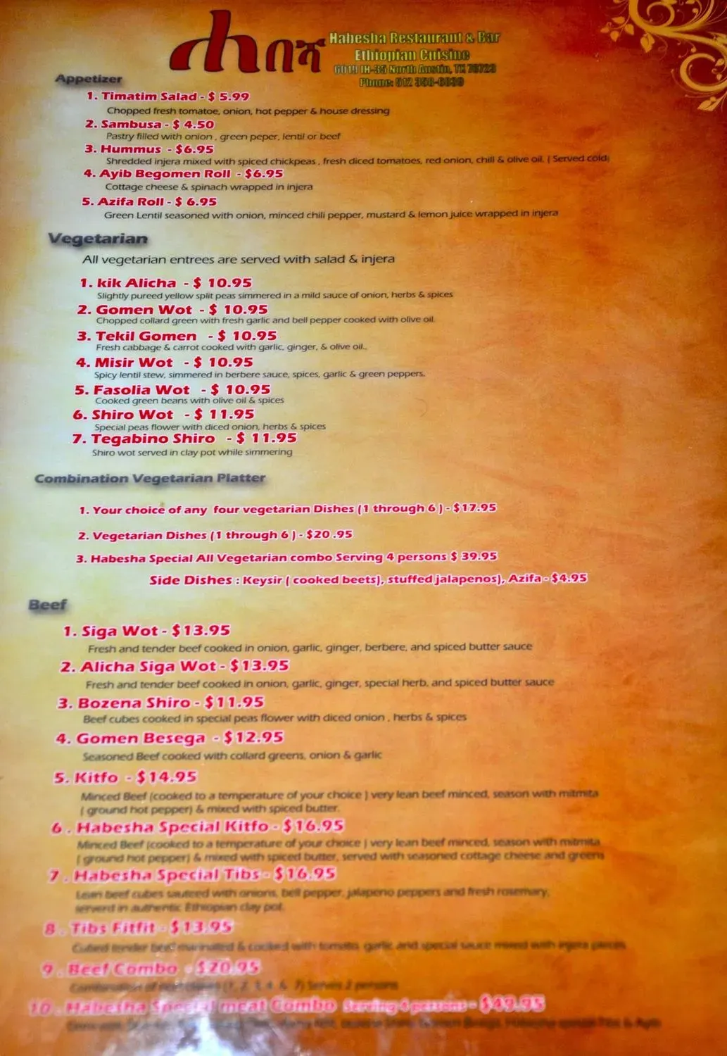 Menu 6