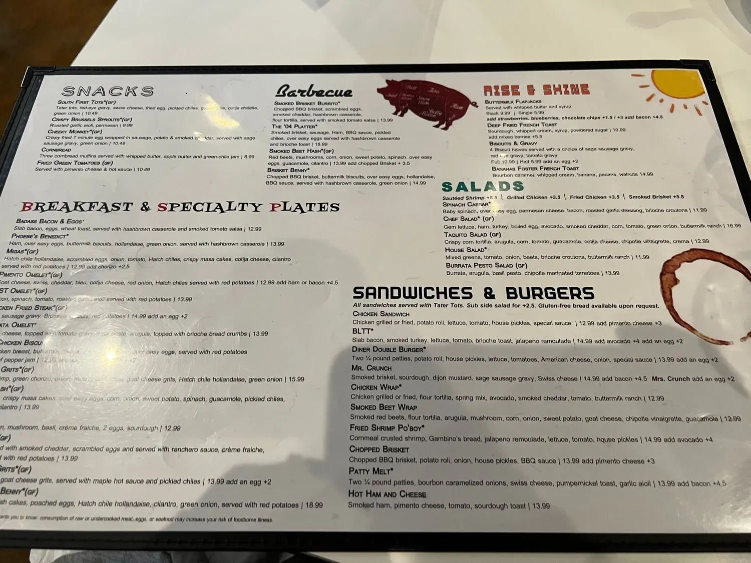 Menu 6