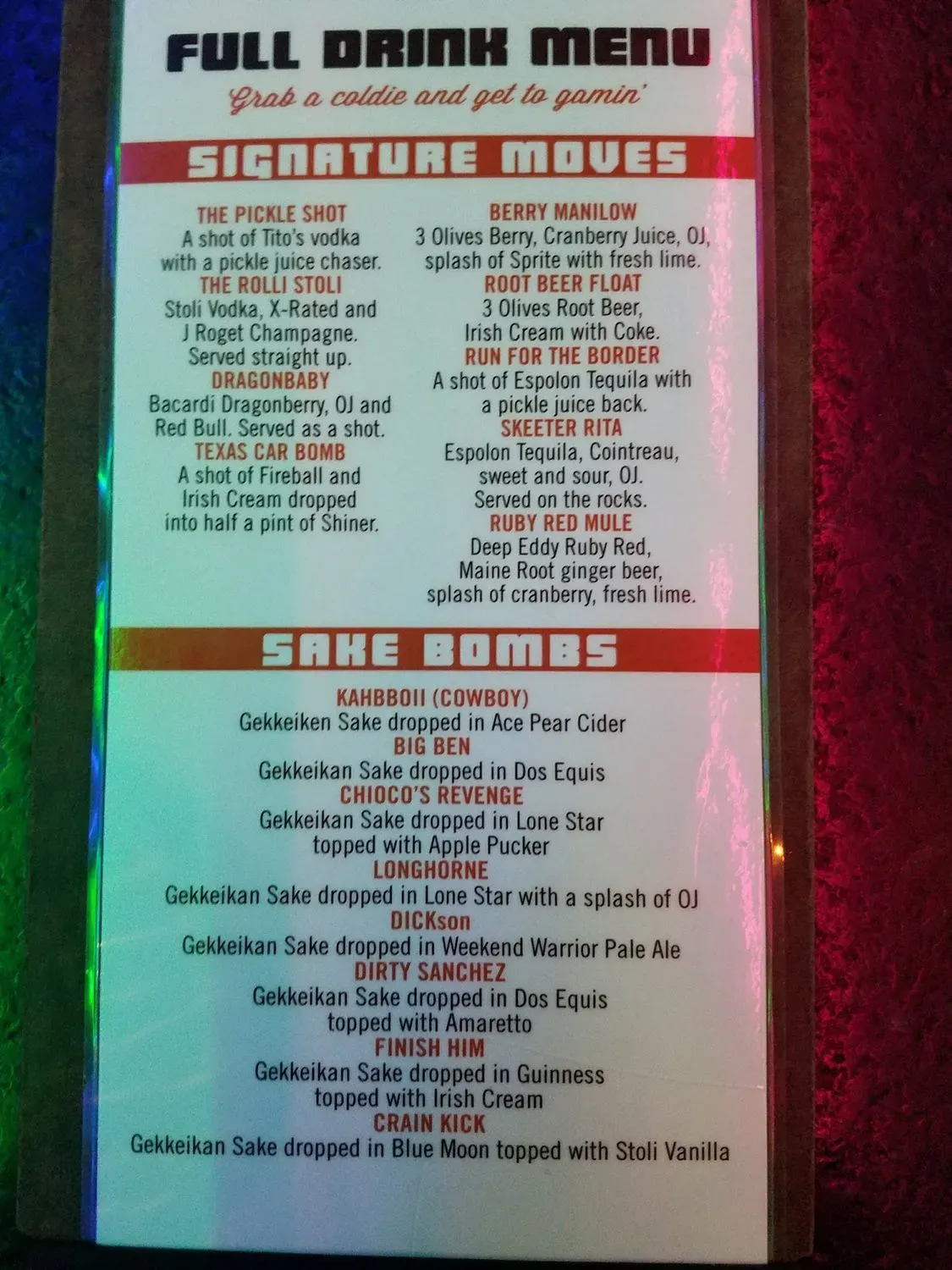 Menu 3