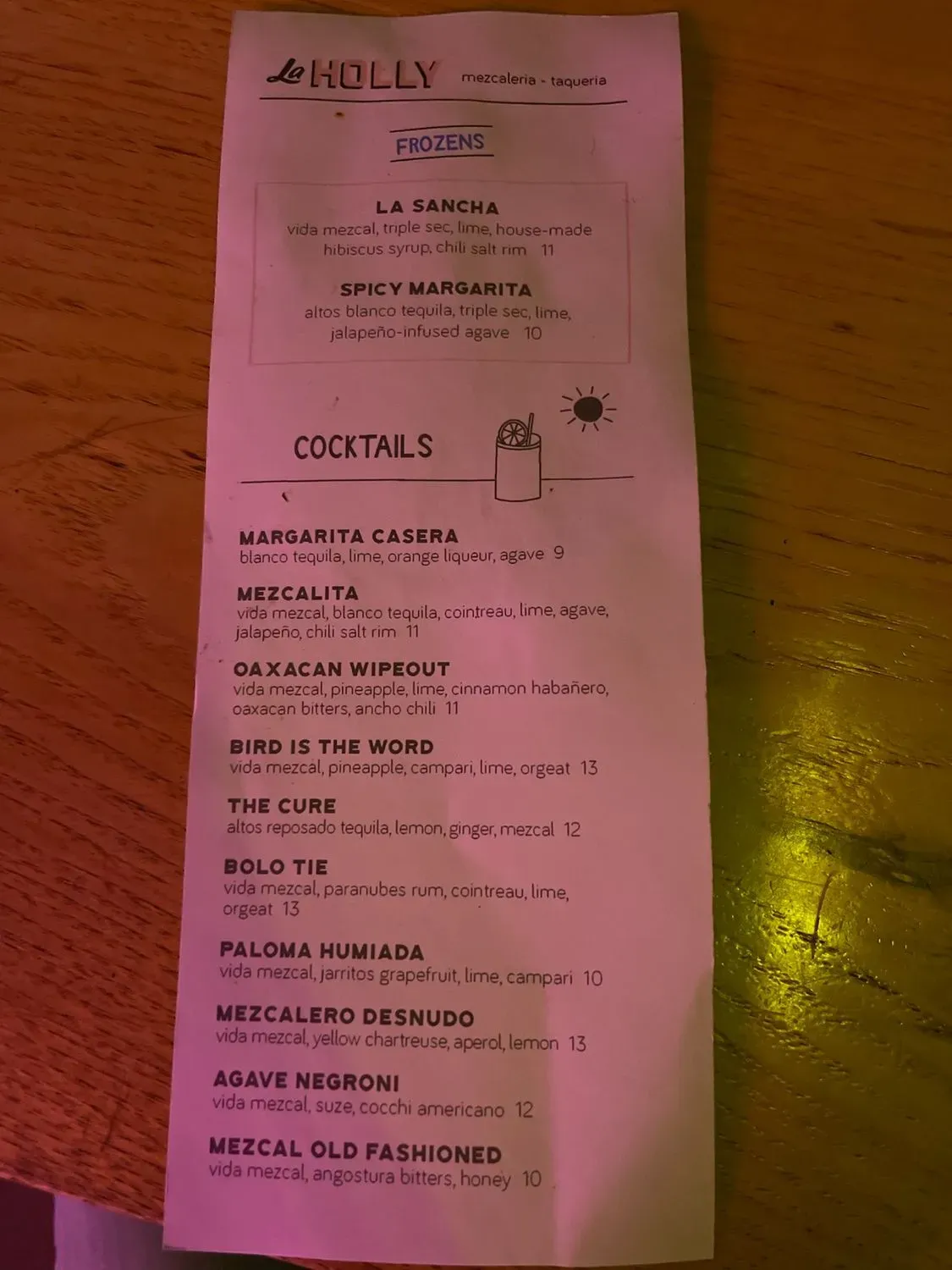 Menu 2