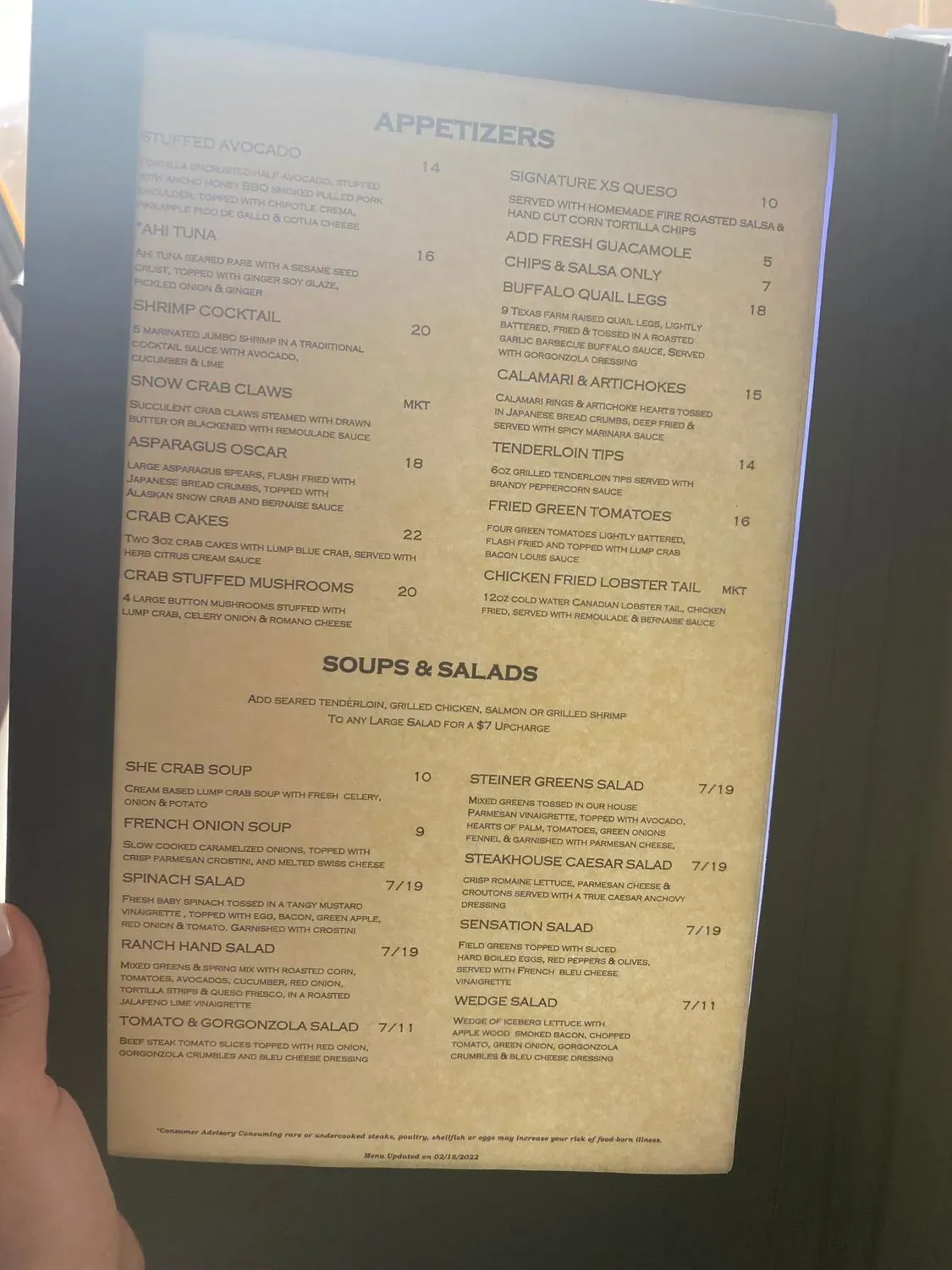 Menu 5