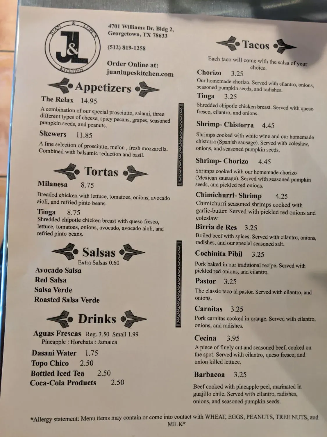 Menu 2