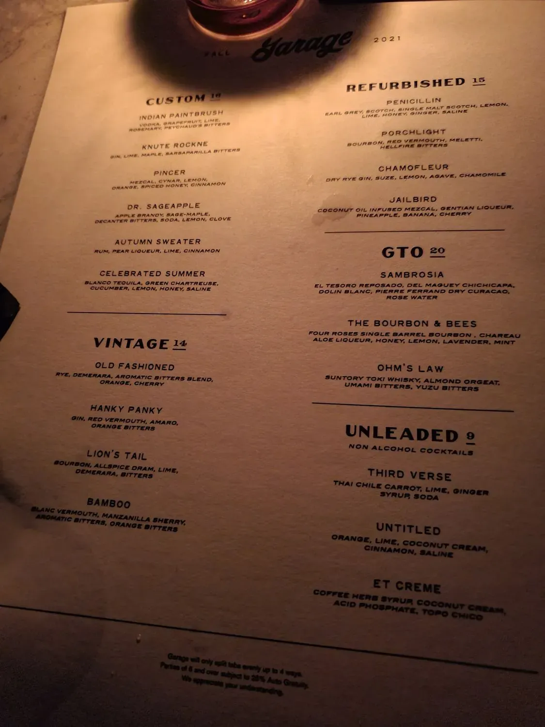 Menu 6