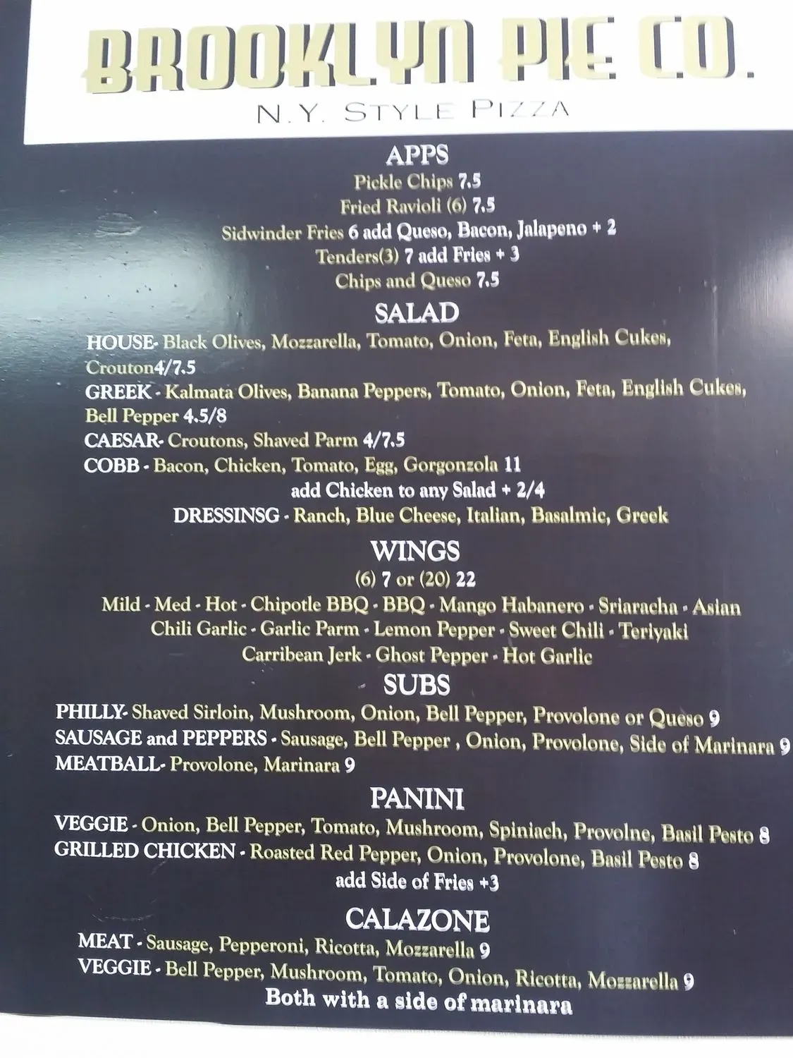 Menu 6