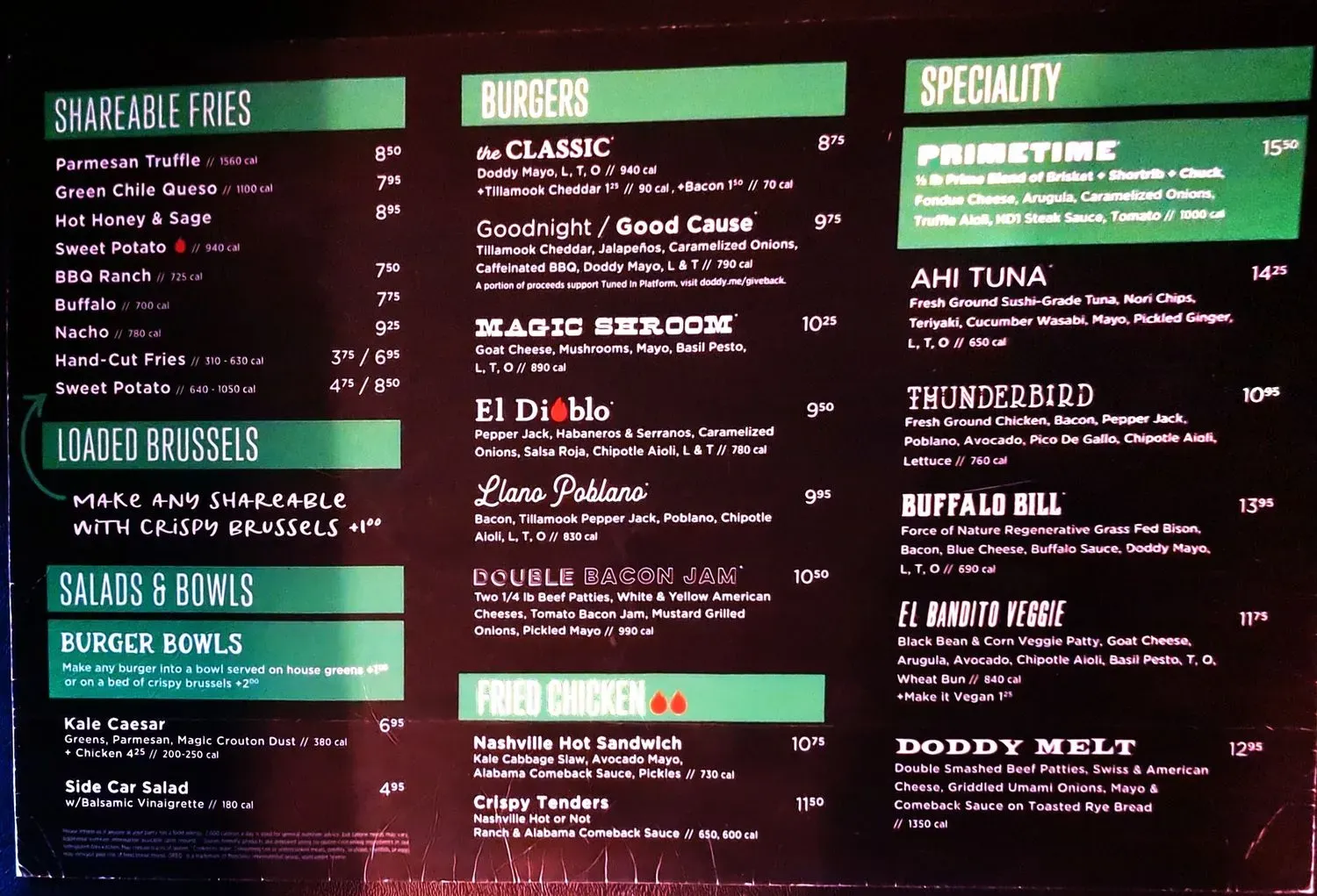 Menu 3