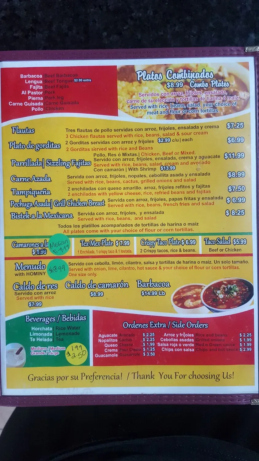 Menu 6