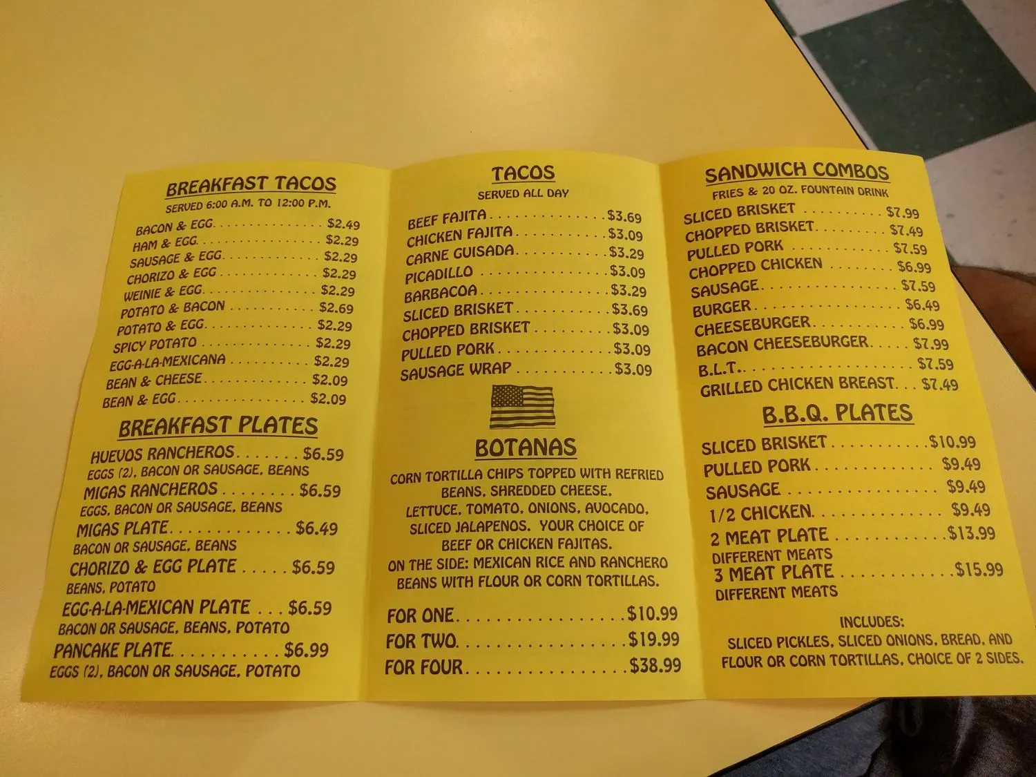 Menu 2