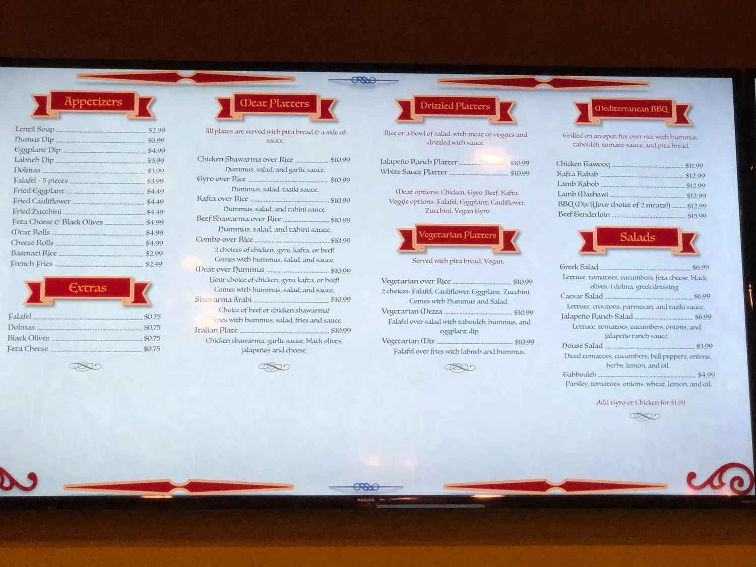 Menu 4