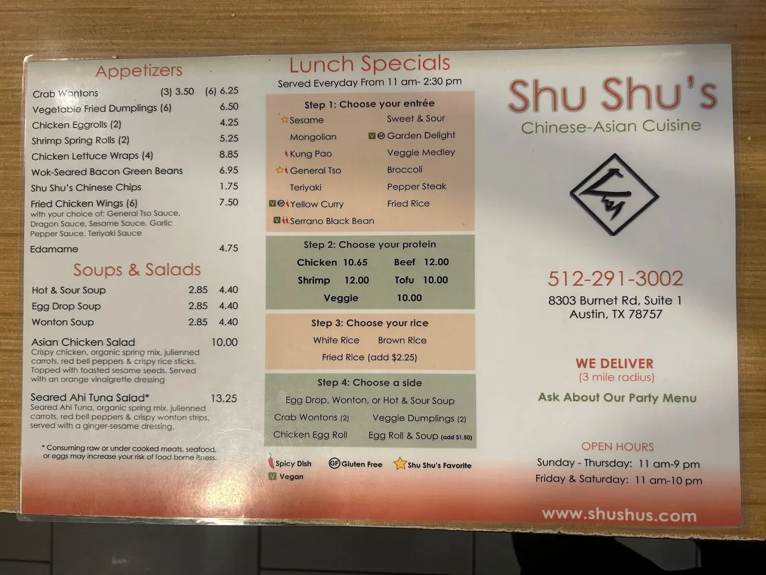 Menu 2