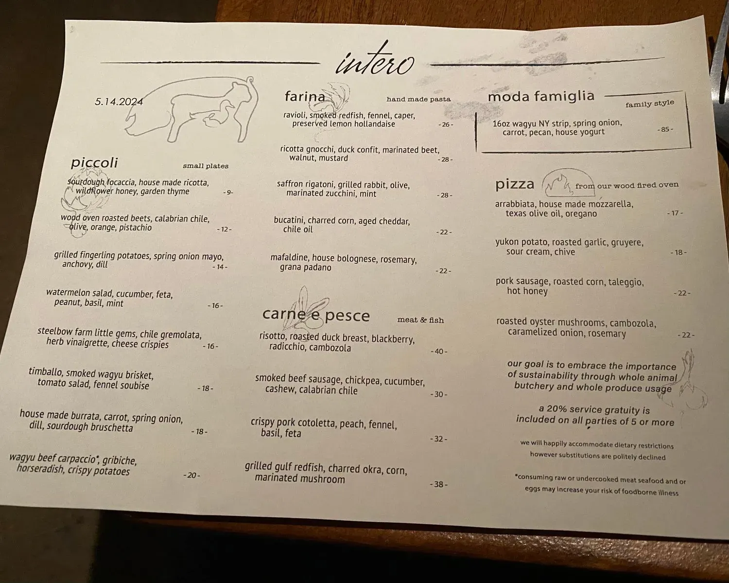 Menu 2