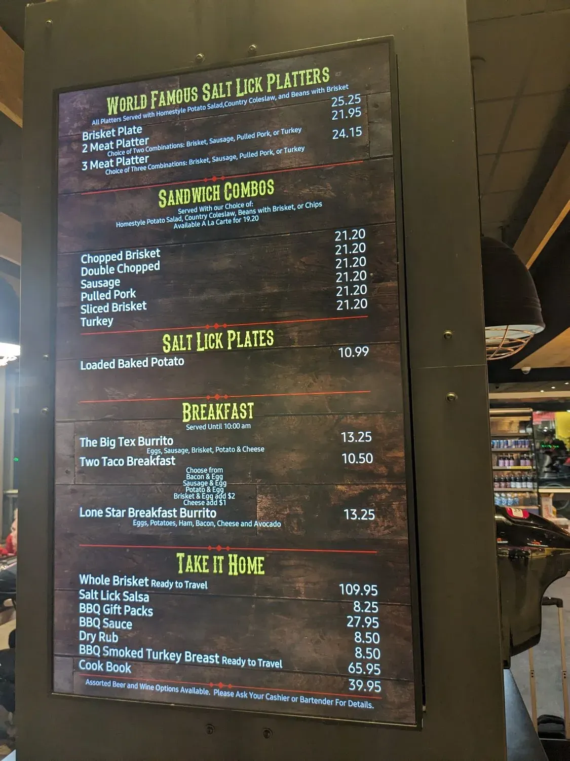 Menu 2