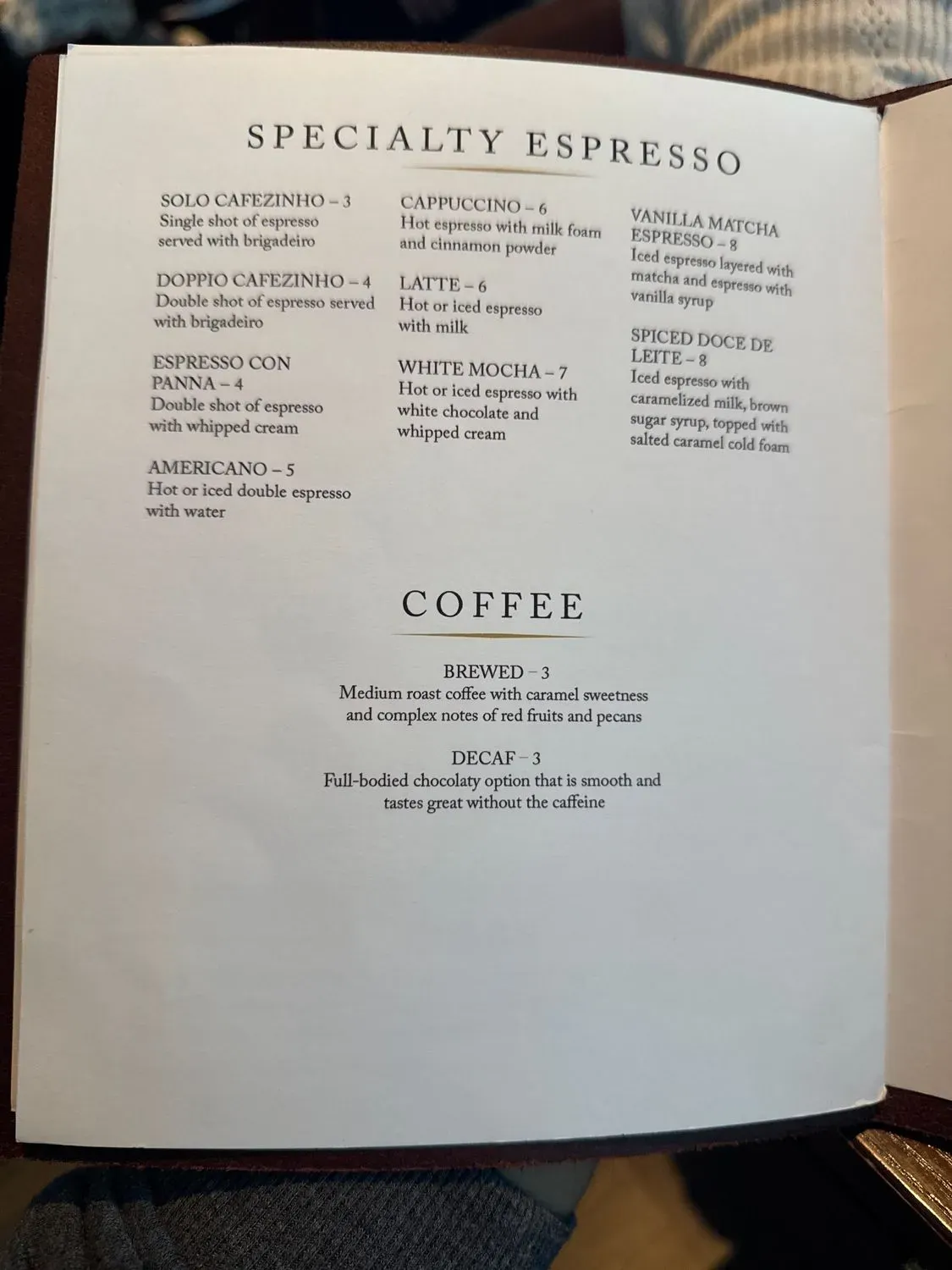 Menu 5