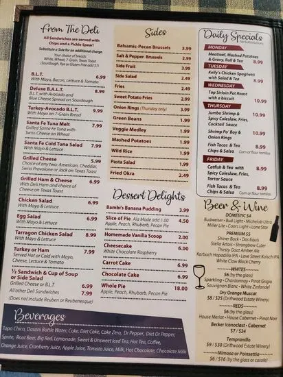 Menu 6