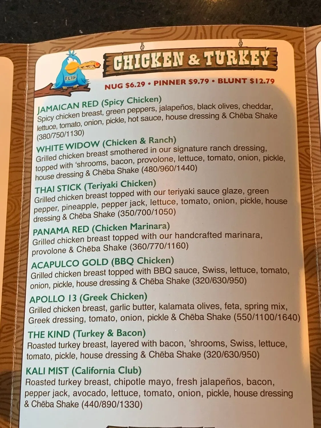 Menu 3