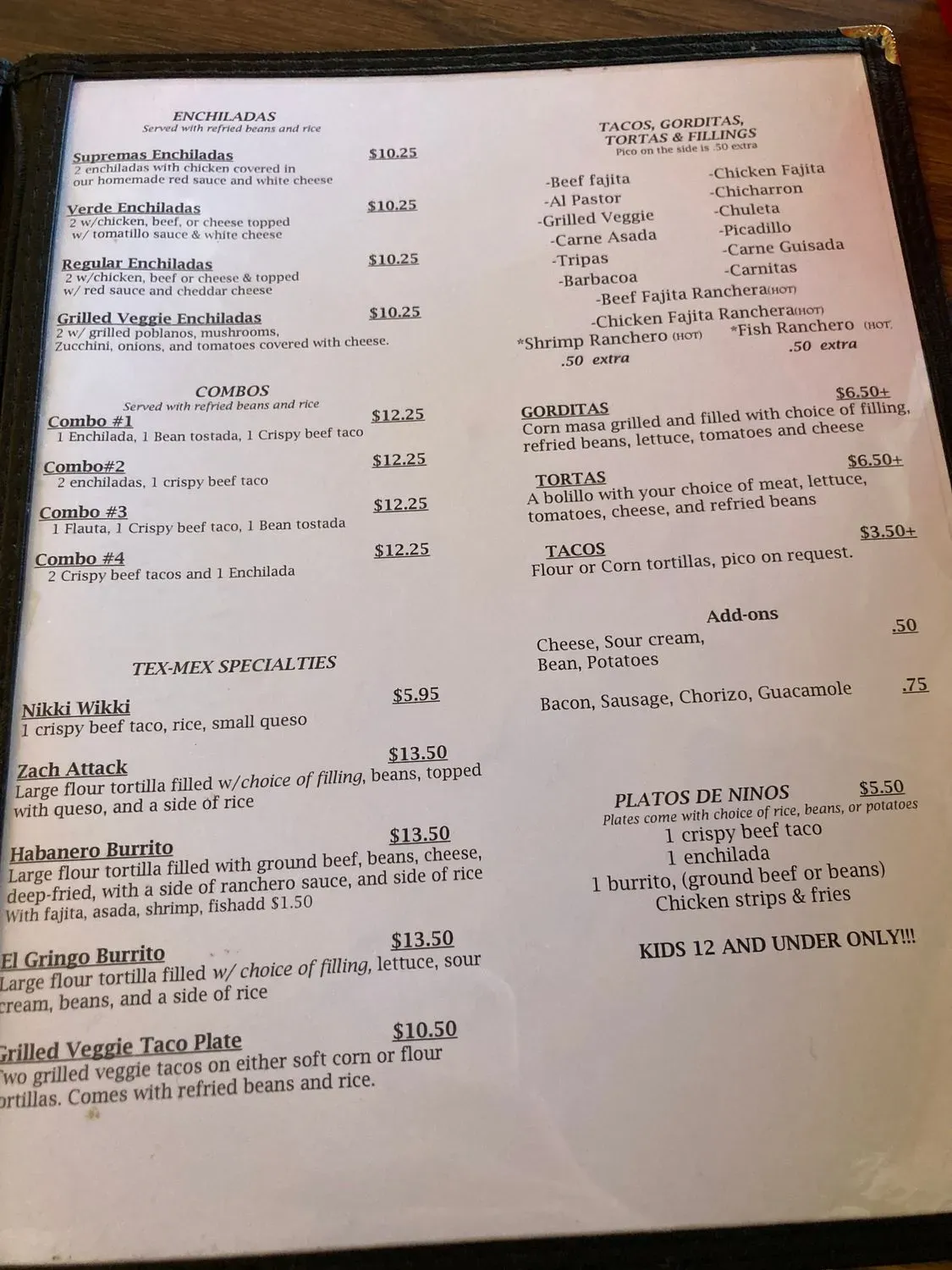 Menu 3