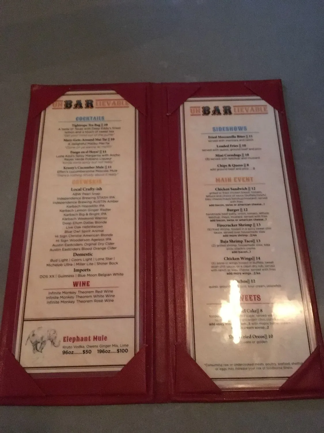 Menu 6