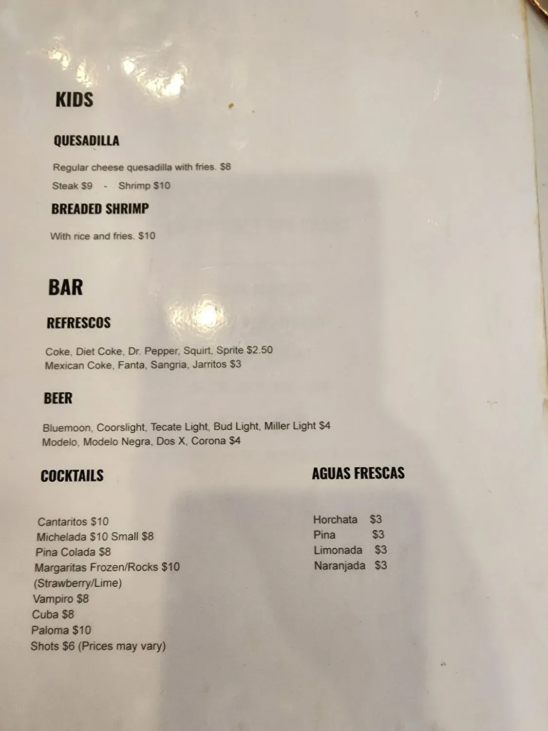 Menu 4