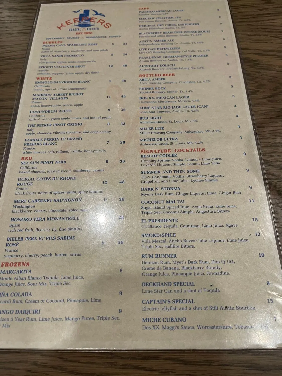 Menu 2