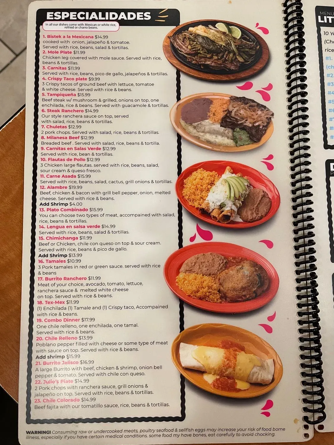 Menu 4