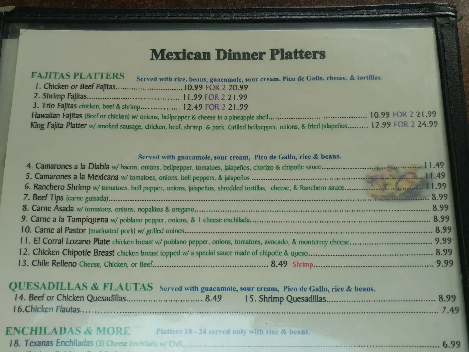 Menu 6