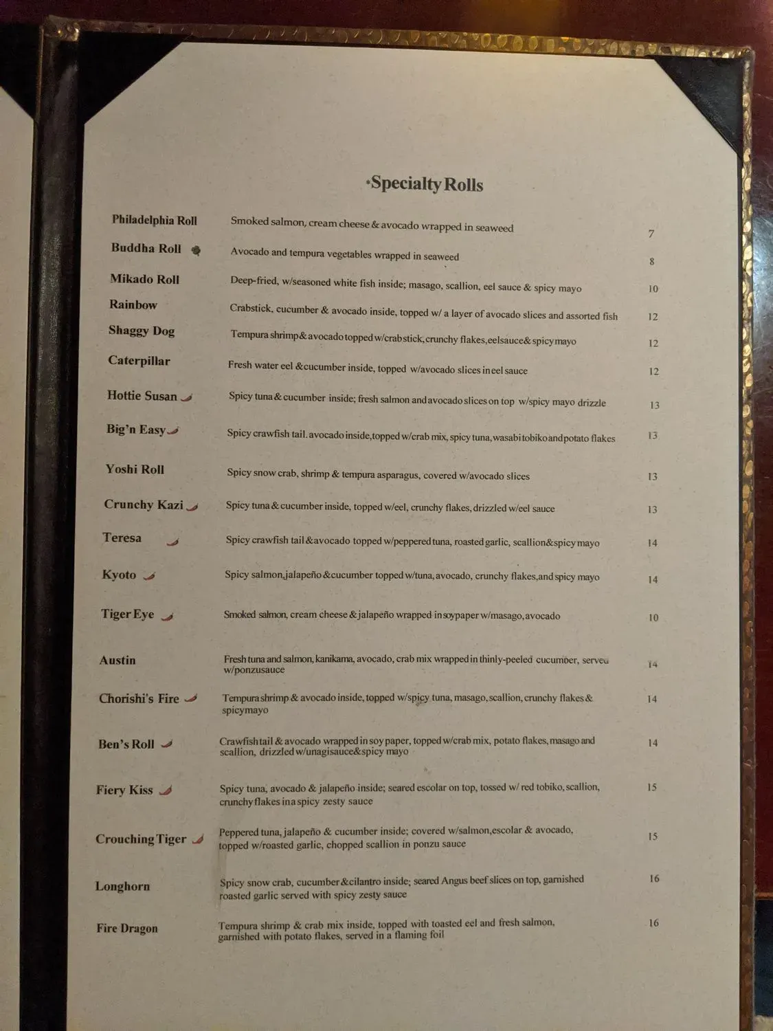 Menu 6