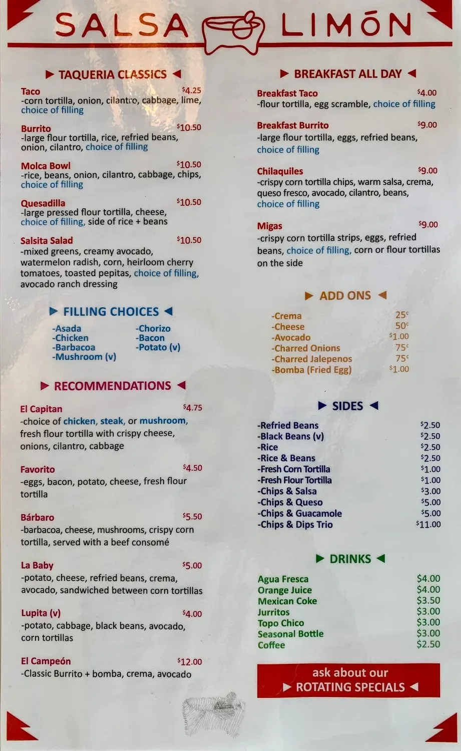 Menu 2