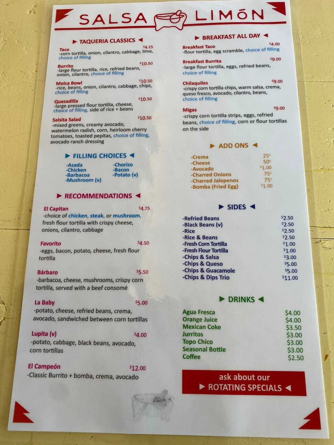 Menu 3