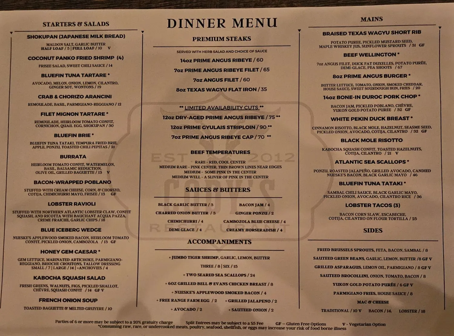 Menu 4