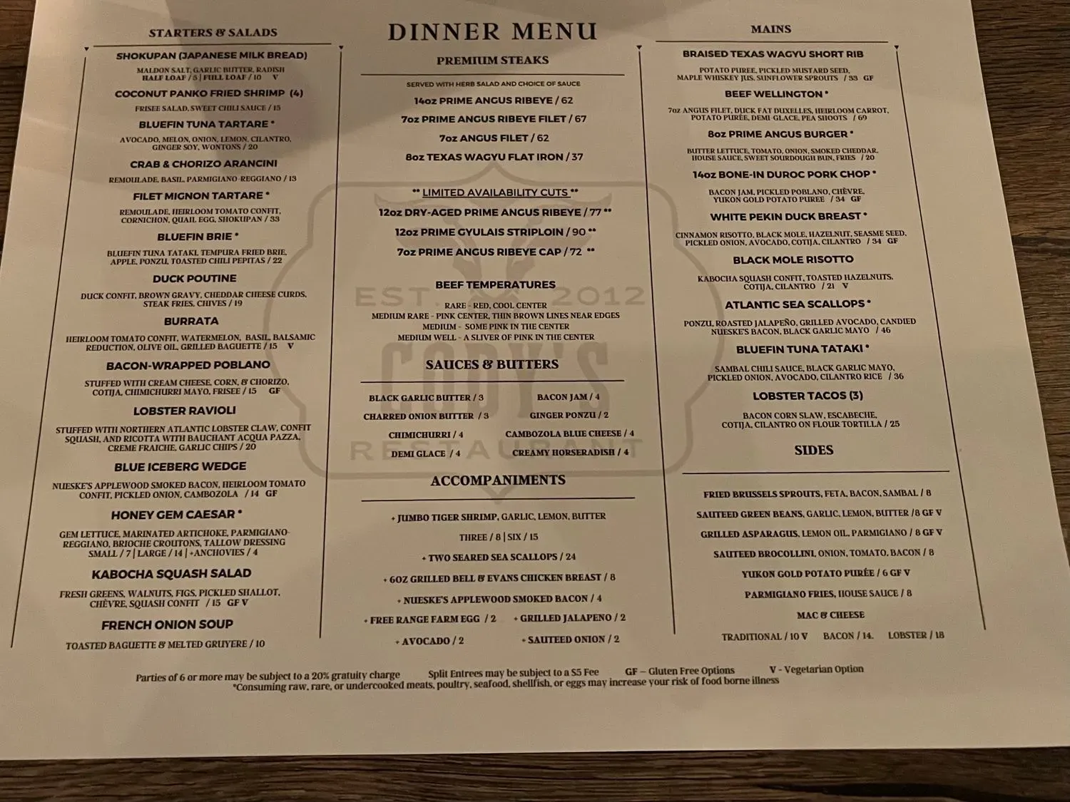 Menu 3